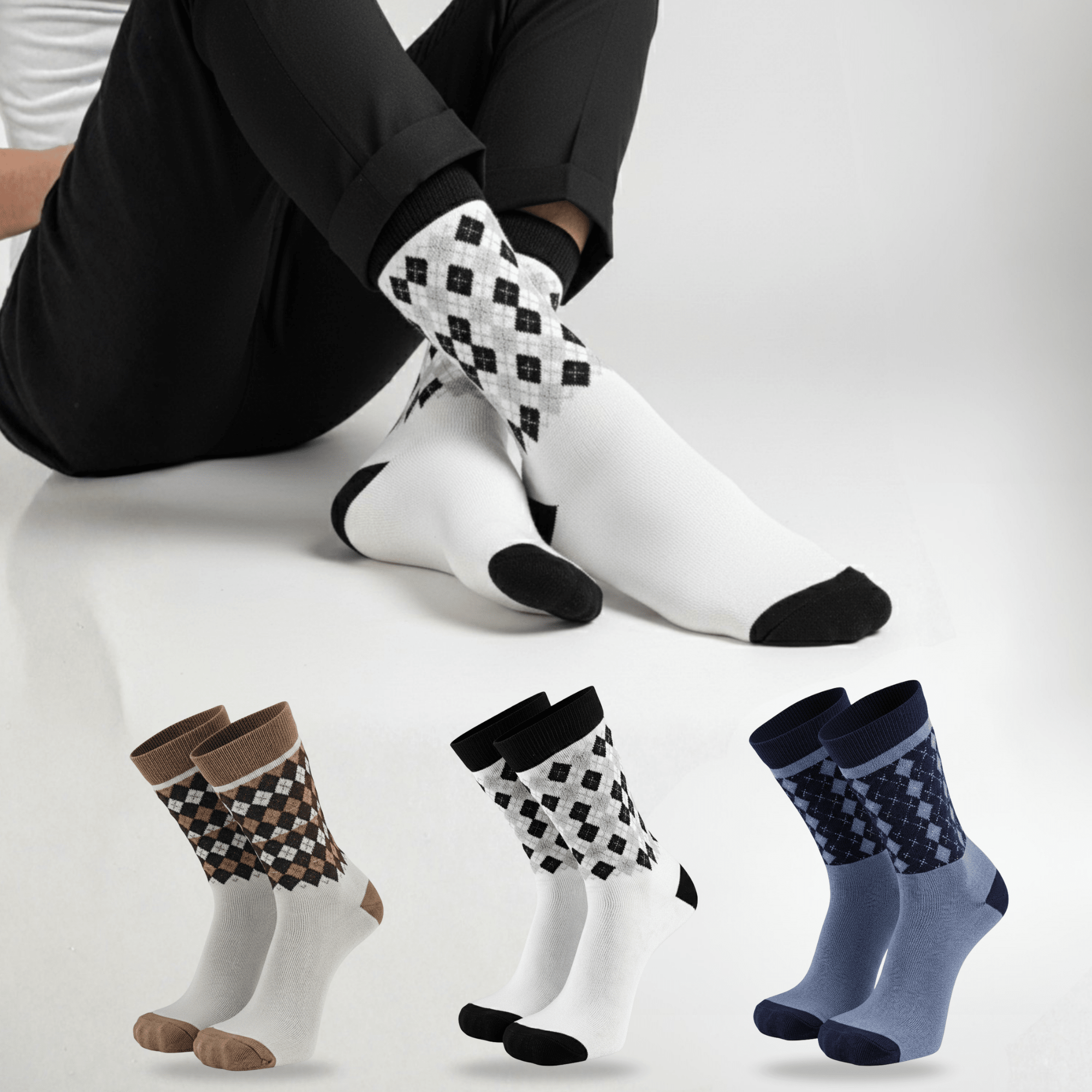 Buy Axis Edition Socks Box of 3 | Sockscarving Comfort Set