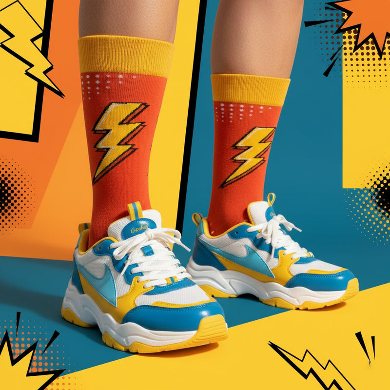 flash-pop-funky-socks-yellow-orange