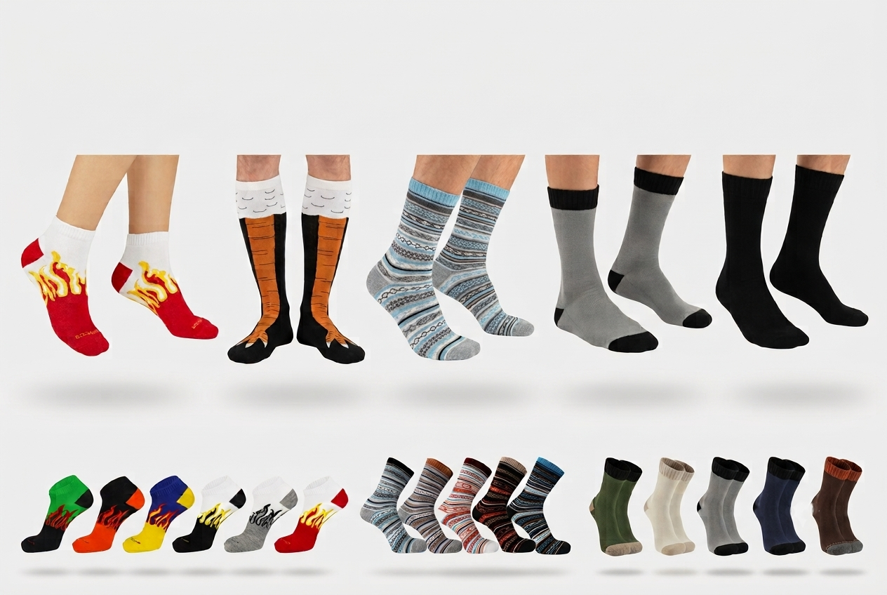Types of Socks: A Complete Guide to Different Sock Types, Materials & Uses