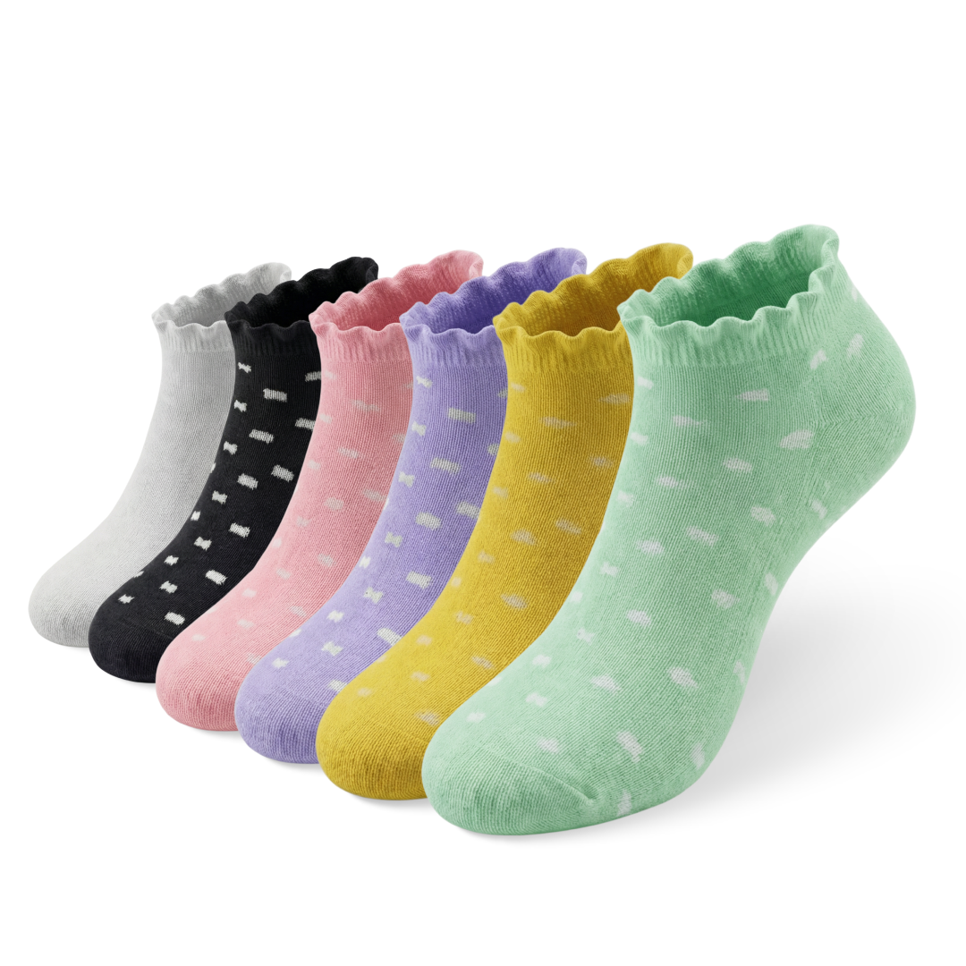 Sockscarving Floral pastel edition