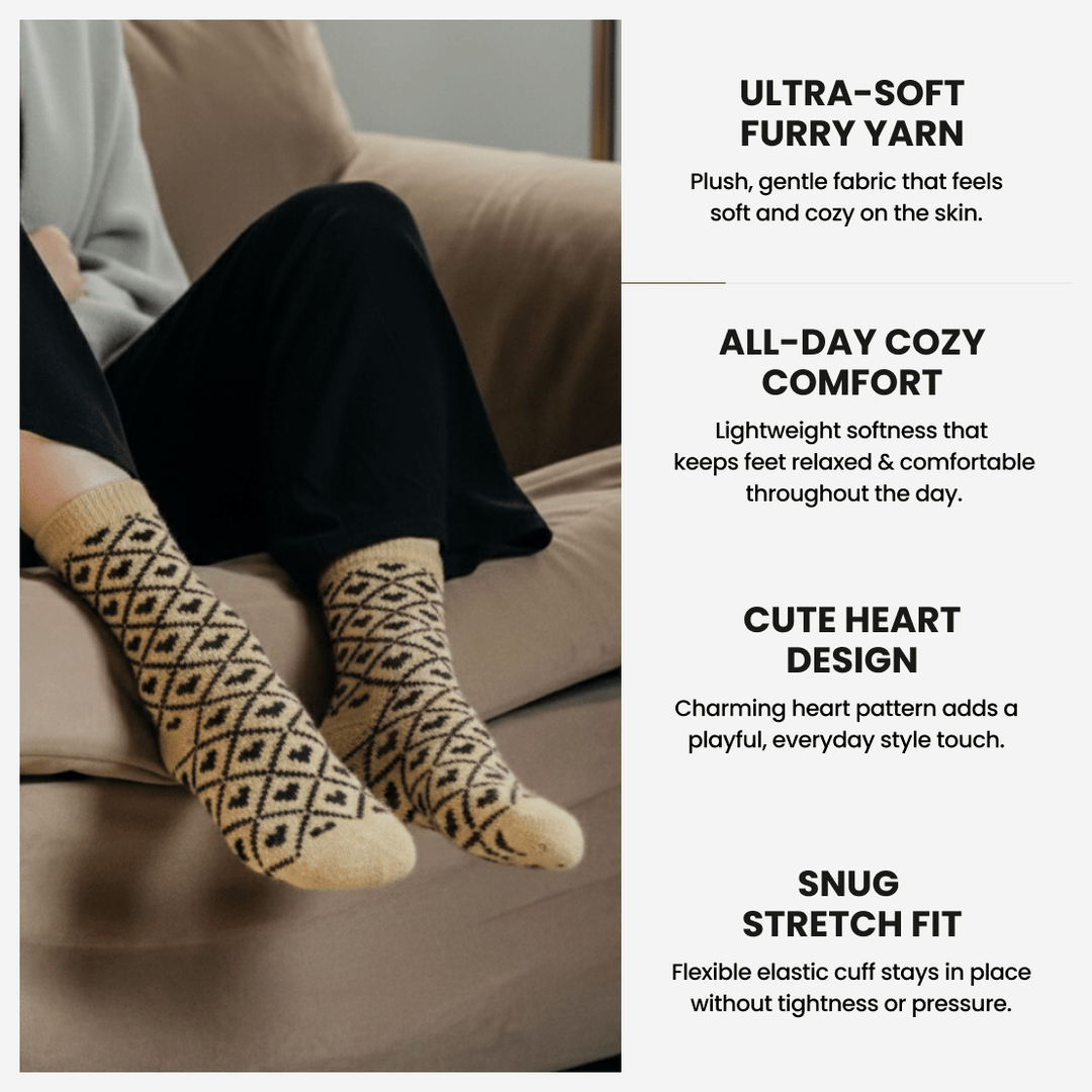-Heart Glory Socks Furry Edition-