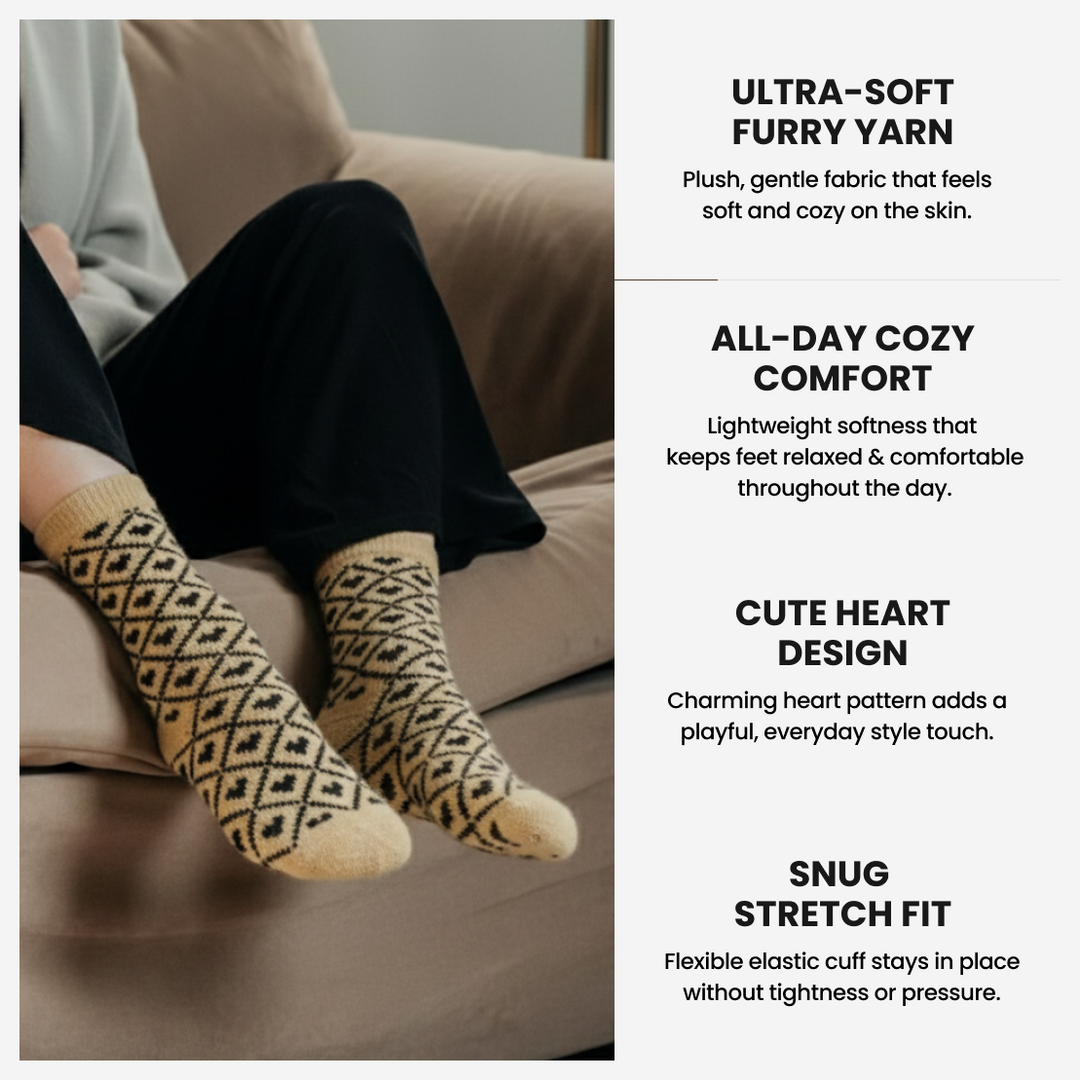 Heart Glory Socks Furry Edition