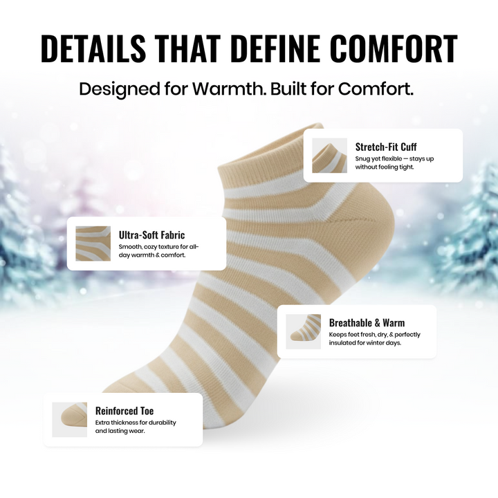 Sockscarving Stripe low-cut edition