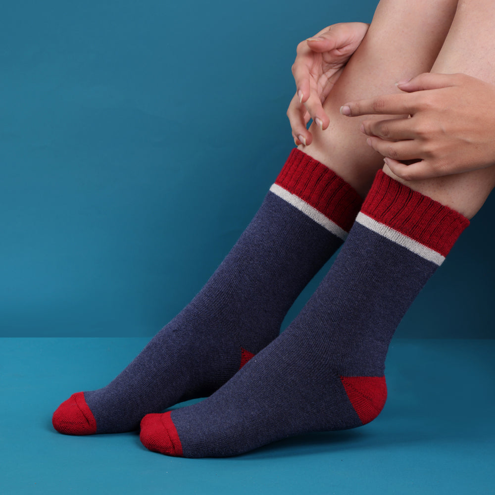 -BLUE/MAROON- DRIZY EDITION- ORGANIC TERRY COTTON-