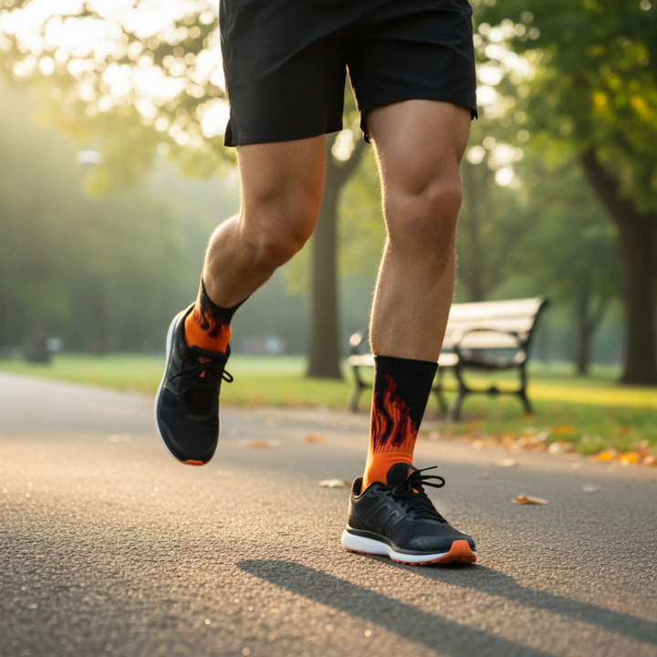 FIRE EDITION - ORANGE/BLACK - RED FLAMES