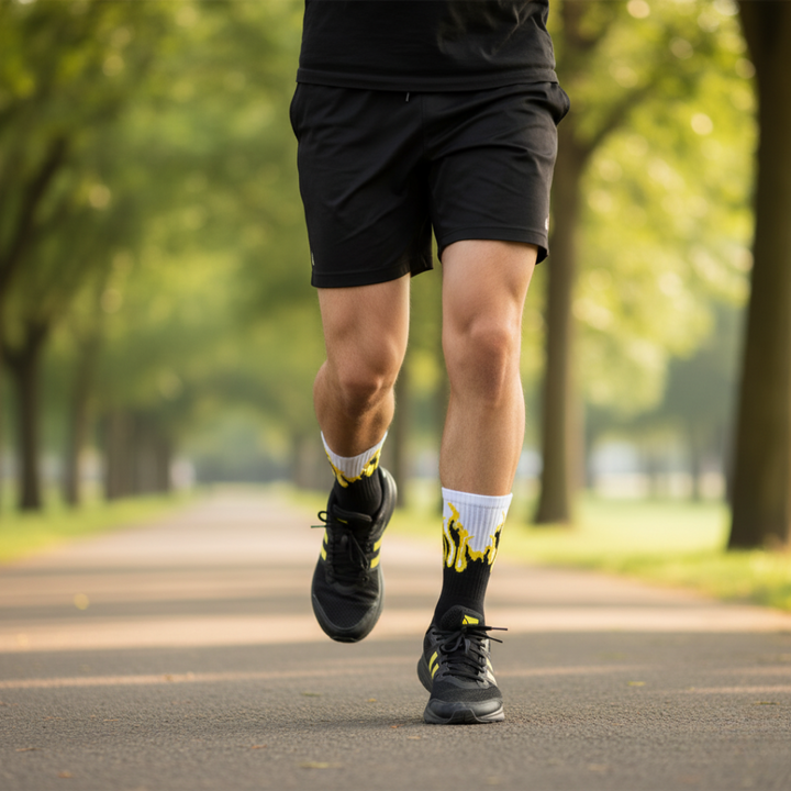 FIRE EDITION - BLACK/WHITE - YELLOW FLAMES