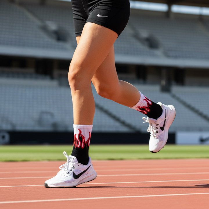 FIRE EDITION - BLACK/WHITE - RED FLAMES