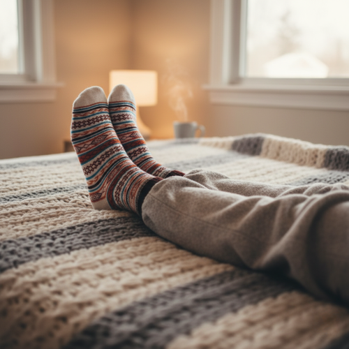 WHITE/RED- MULTICOLOR WOOLEN EDITION