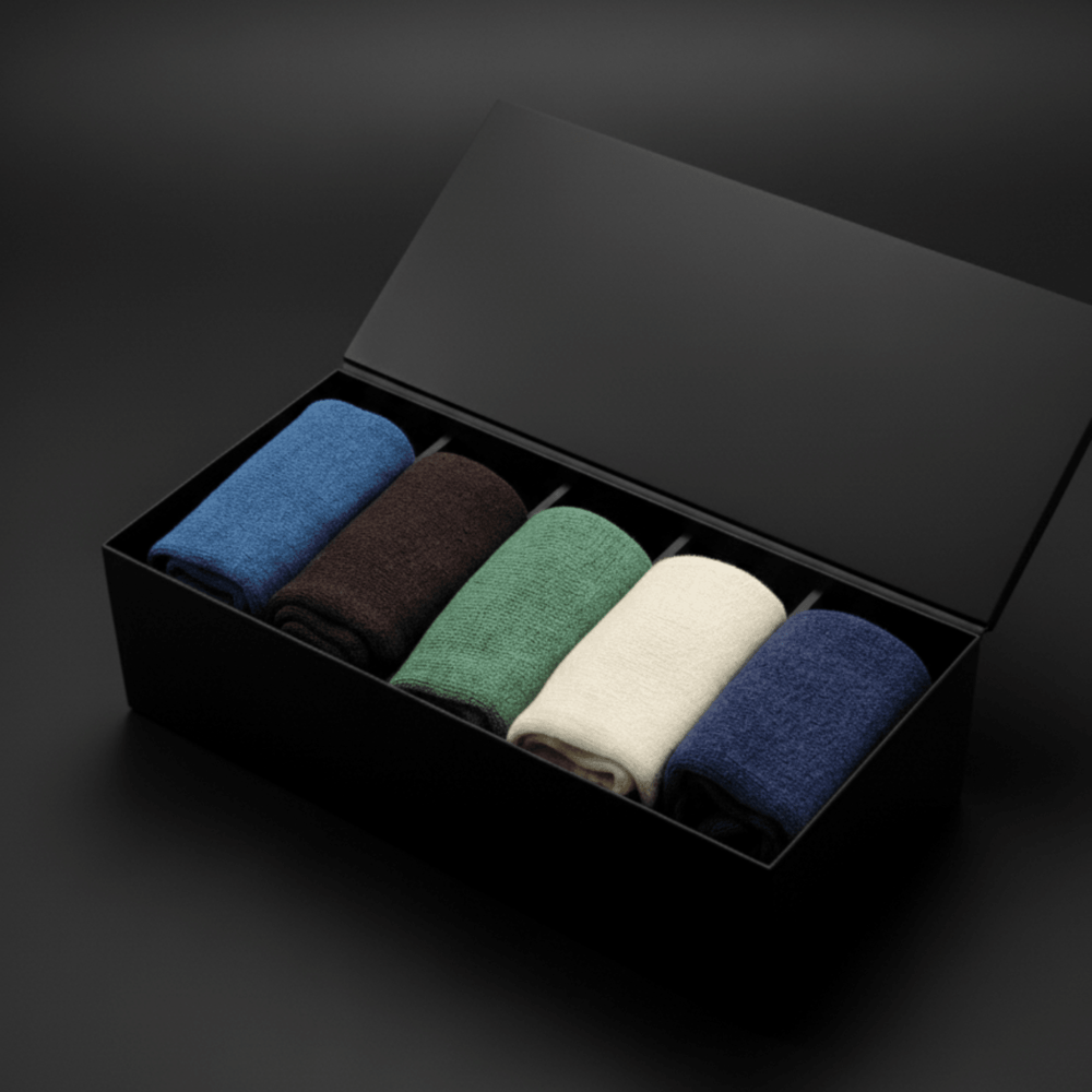 -Sockscarving® Drizy Edition Extra Cushion Cotton Socks | Pack of 5-