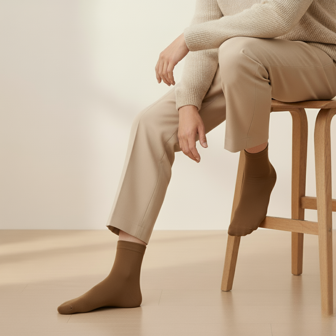 Brown Bamboo Timeless Toes Edition