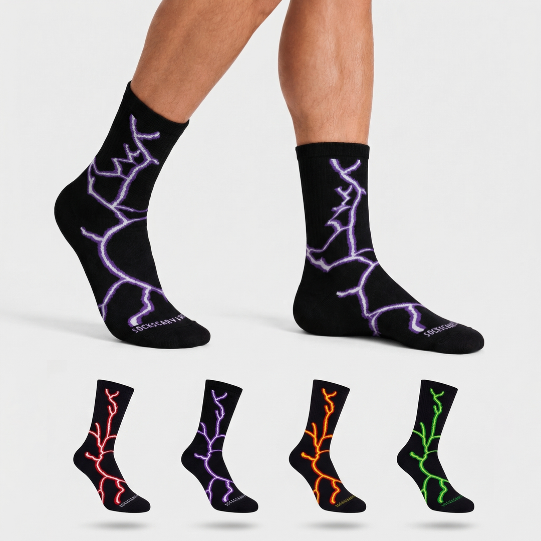 Sockscarving® Lightning 2.0 Bolt Edition