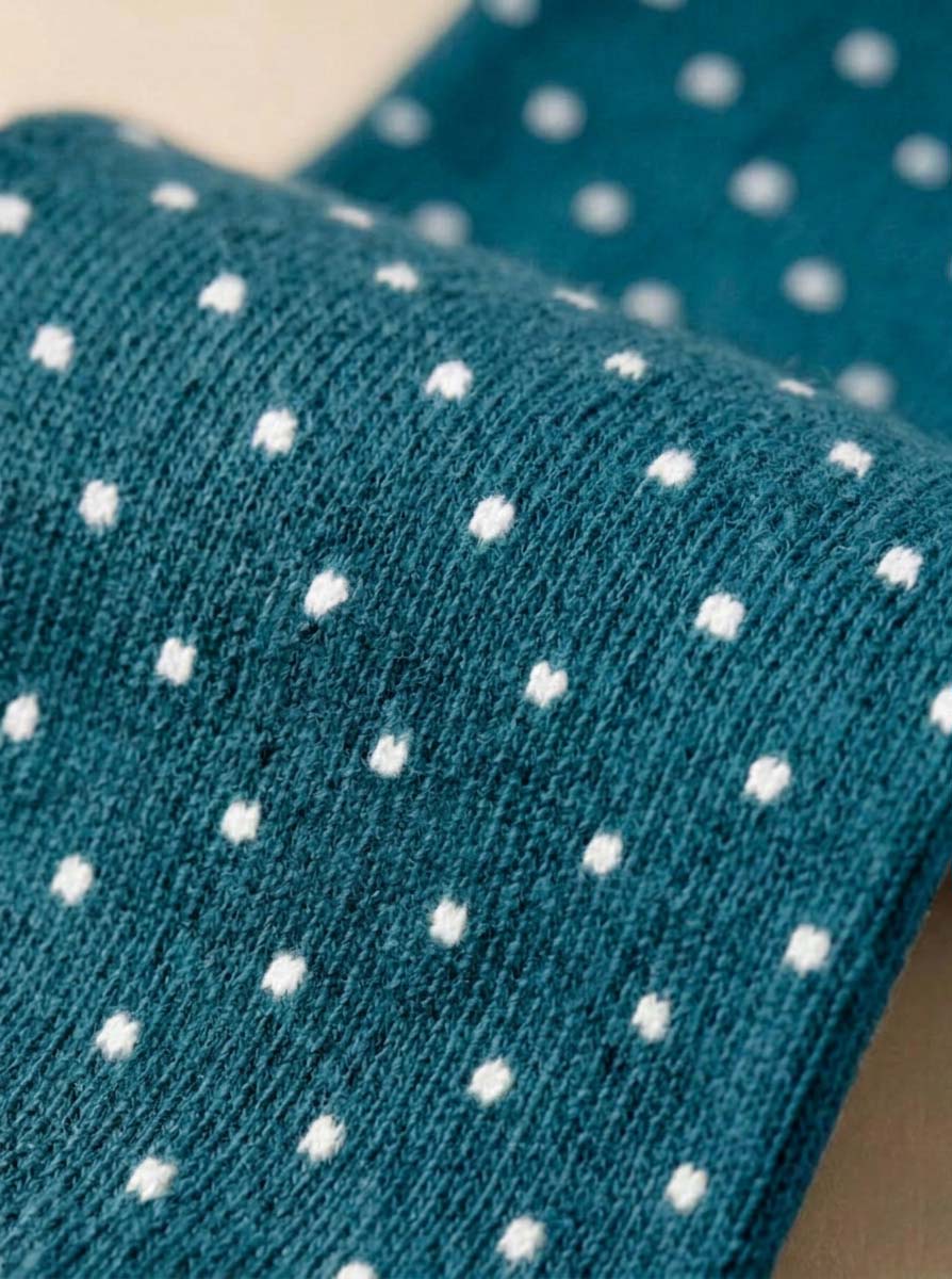 Polka Dot Edition - Teal Blue/White dots
