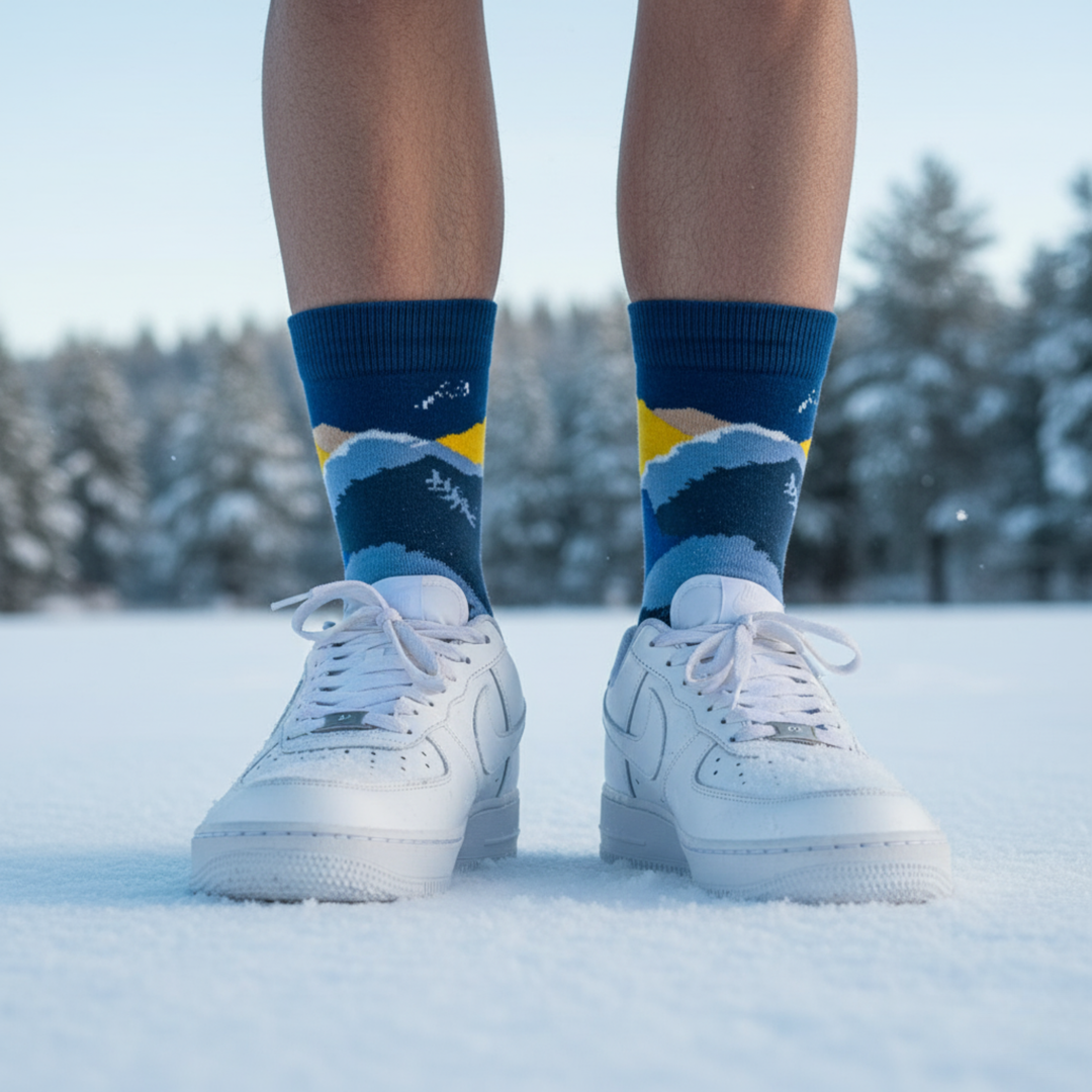 Wandersocks Edition- Snowy Mountain