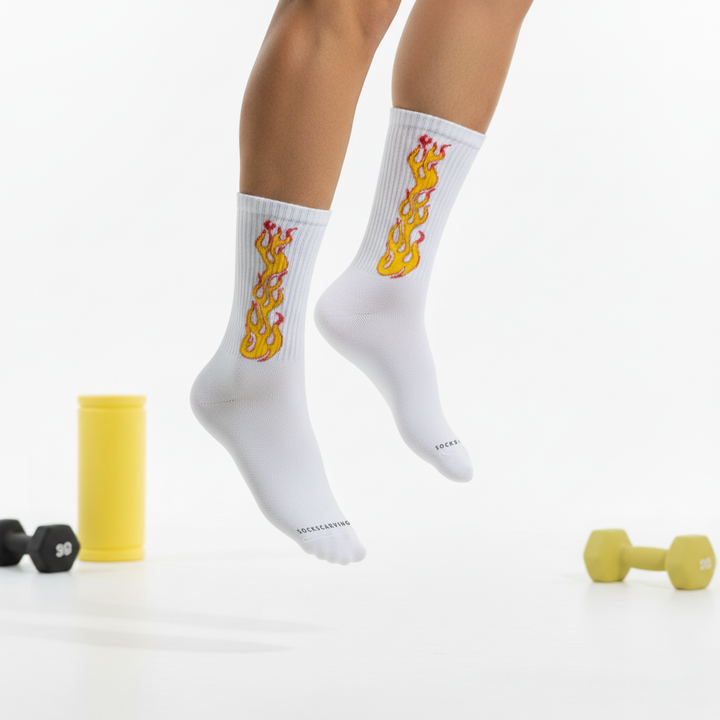 WHITE/YELLOW FLAME- FIRE 2.0 EDITION