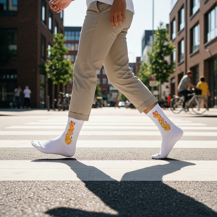 WHITE/YELLOW FLAME- FIRE 2.0 EDITION