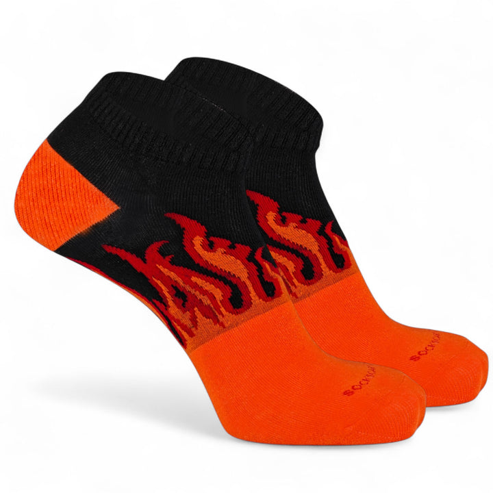 -FIRE NO-SHOW - ORANGE/BLACK - RED FLAMES-