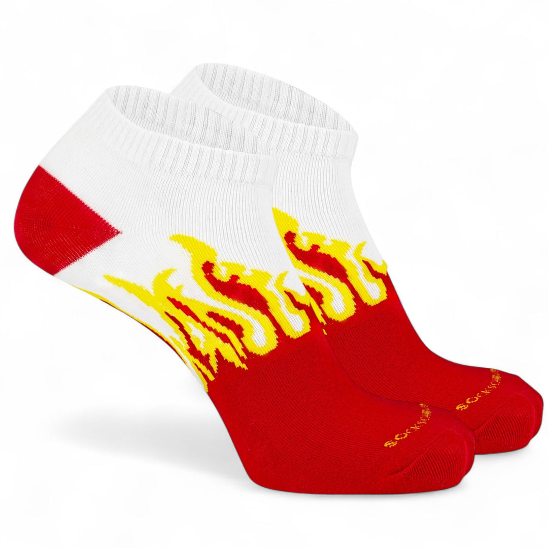 -FIRE NO-SHOW - RED/WHITE- YELLOW FLAMES-