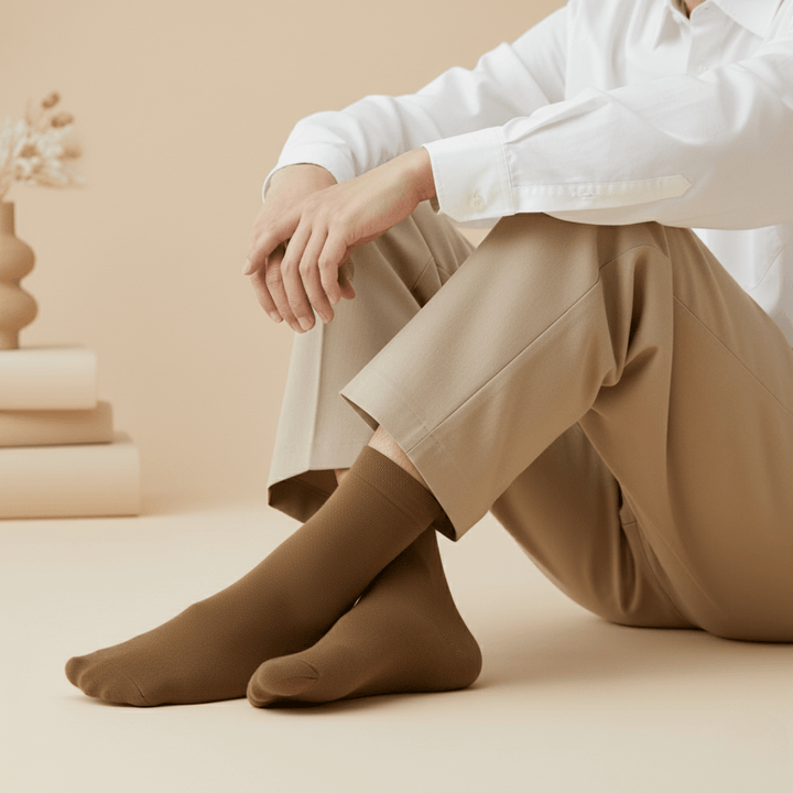 -Brown Bamboo- Timeless Toes-