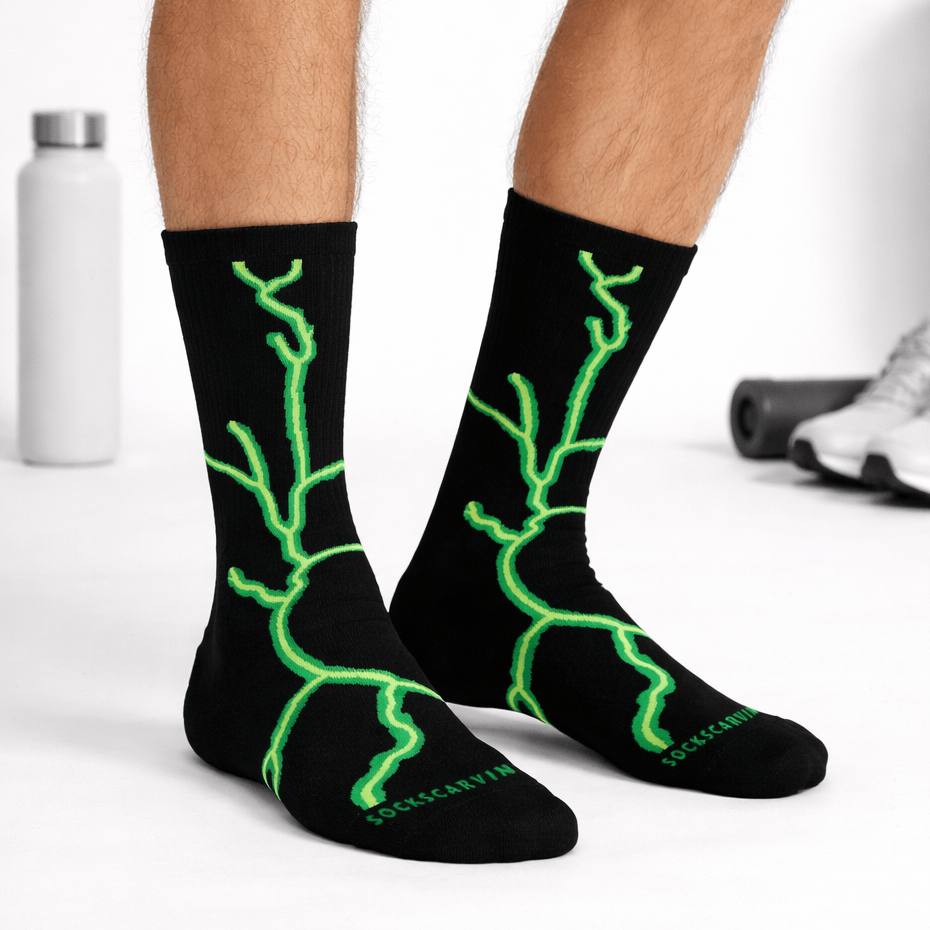 -Sockscarving® Lightning 2.0 Bolt Edition-