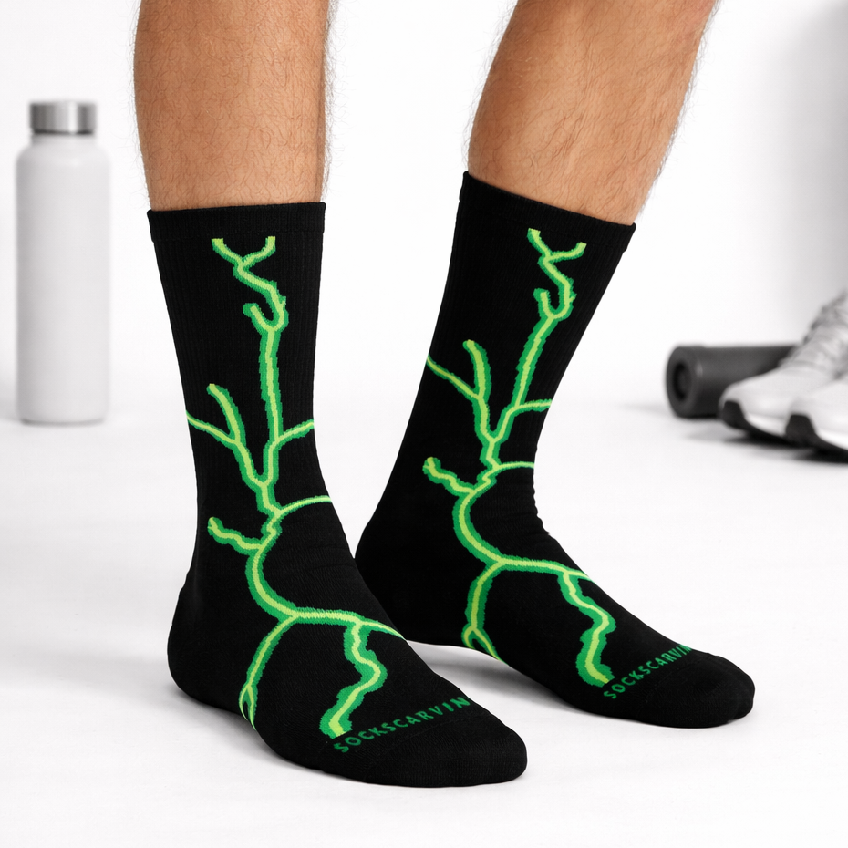 Sockscarving® Lightning 2.0 Bolt Edition