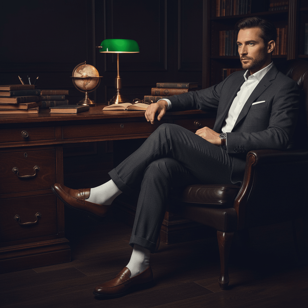 -White &amp; Black Edge Bamboo- Elegance essentials-