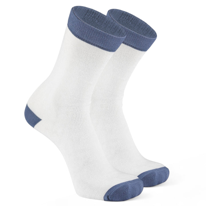 White & Bombay Grey Edge Bamboo- Monochrome Master