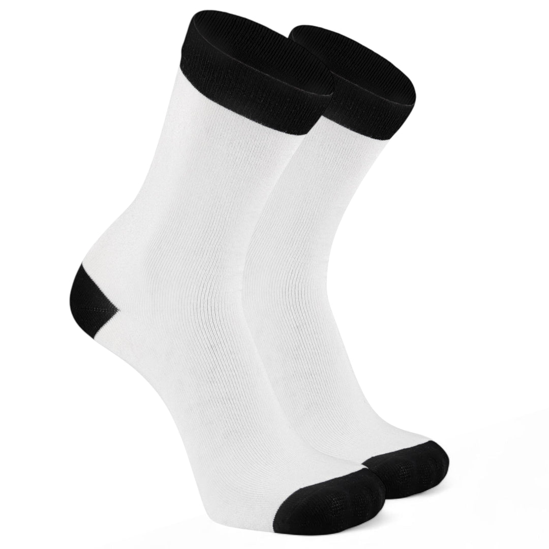 -White &amp; Black Edge Bamboo- Elegance essentials-