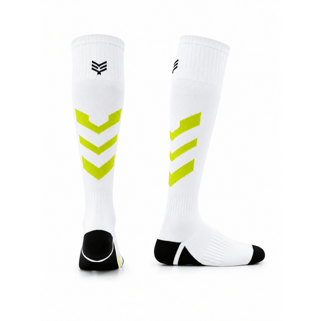 -Goal Grabbers Socks - White/Neon-