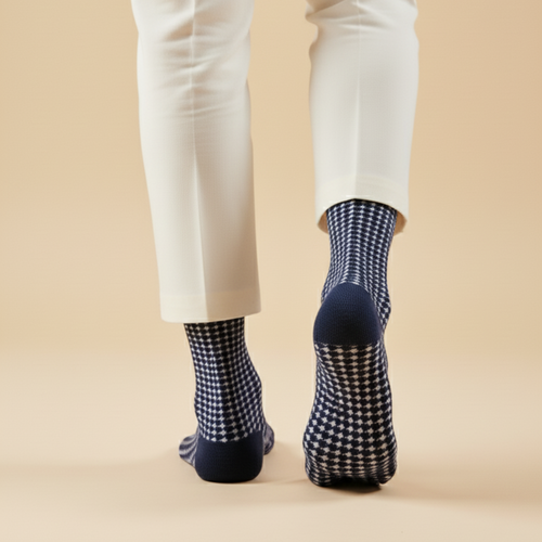 Houndstooth Edition- Blue