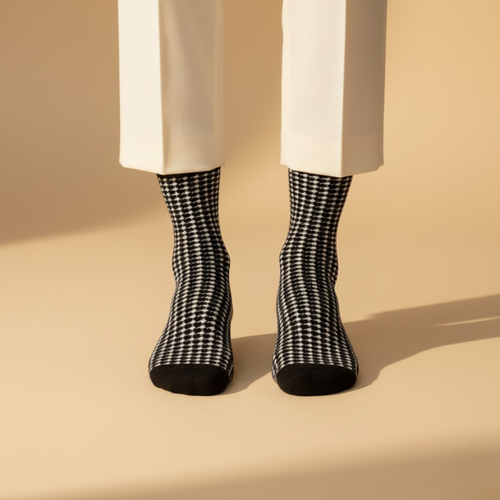 Houndstooth Edition- Black