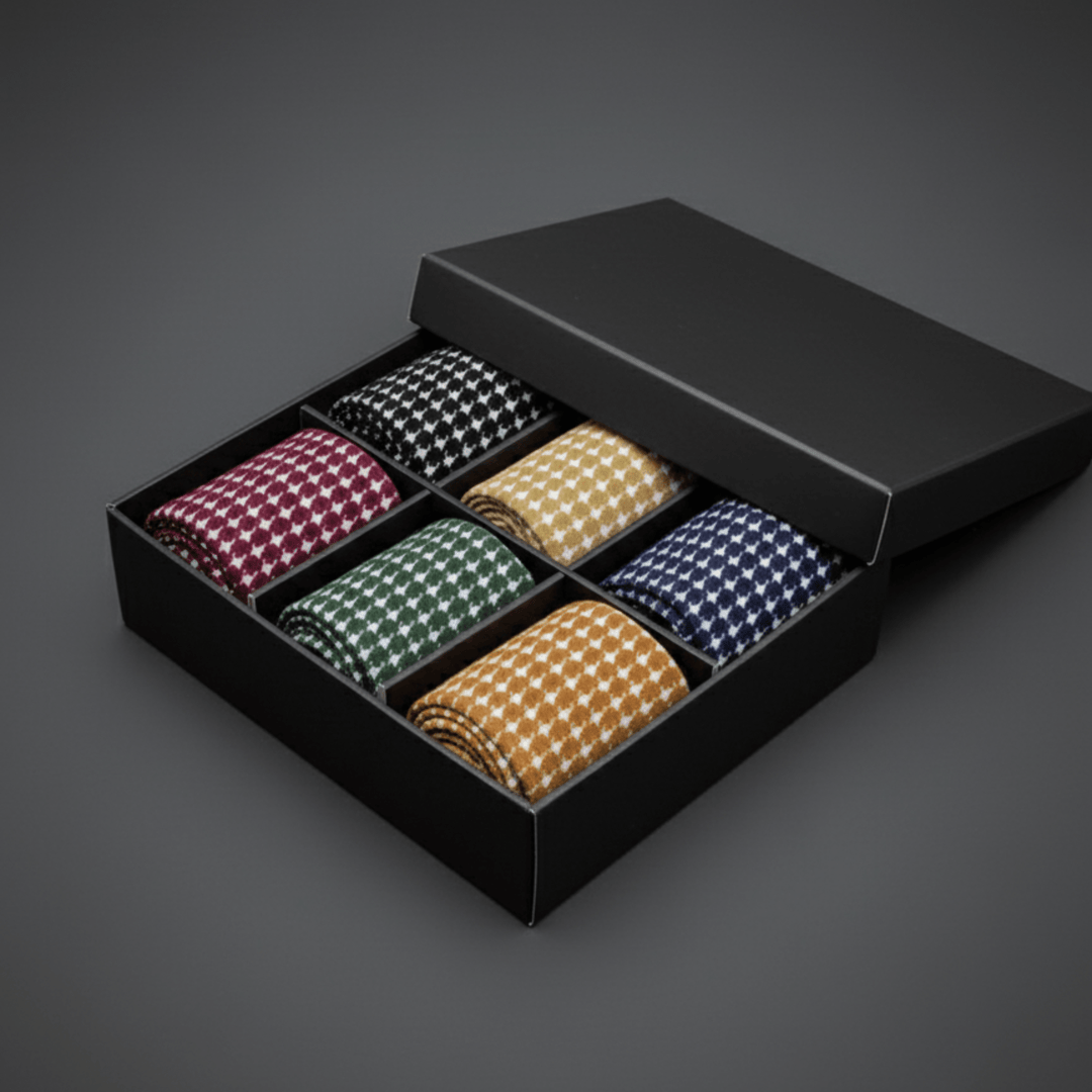 -Sockscarving Houndstooth Edition-