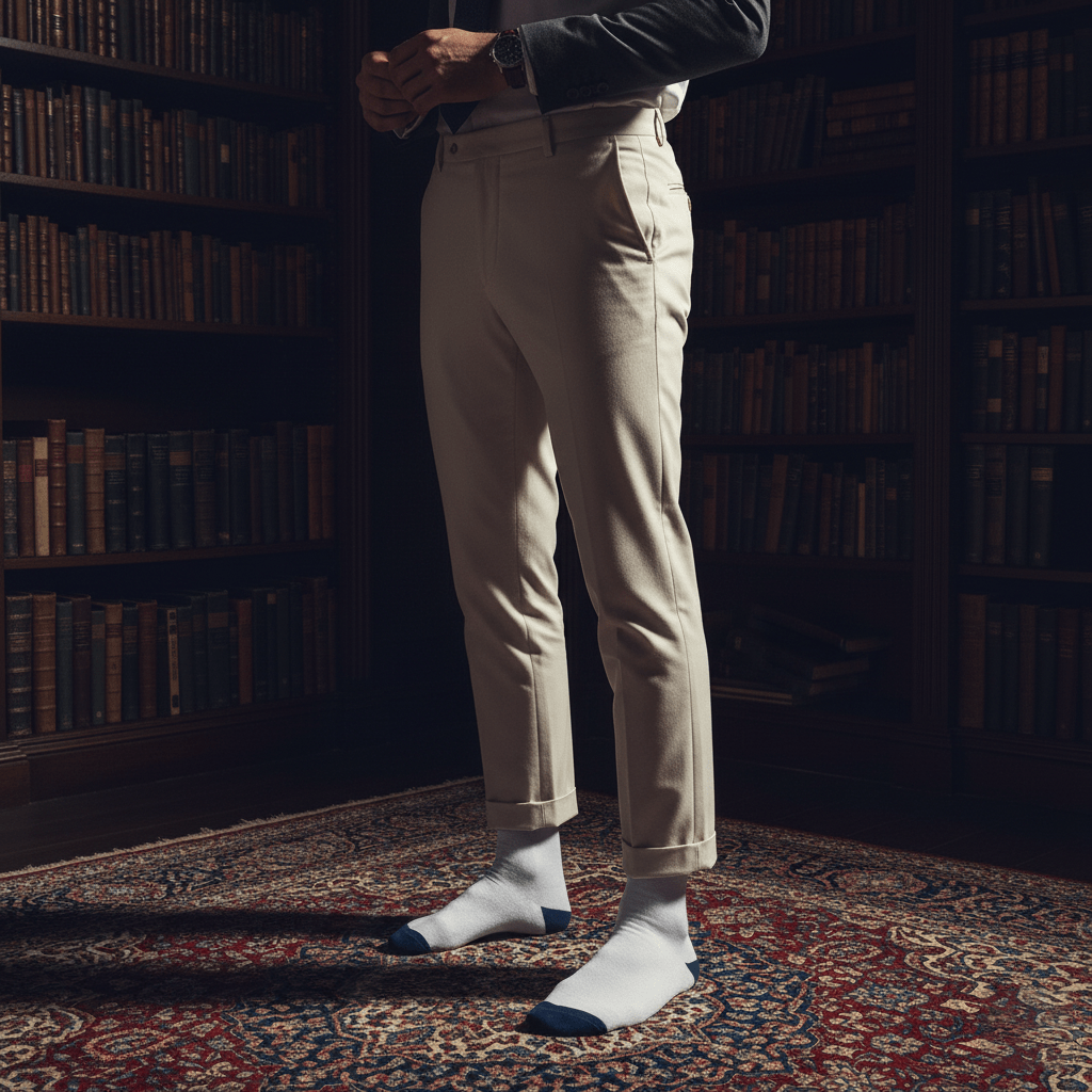 -White & Black Edge Bamboo- Elegance essentials-