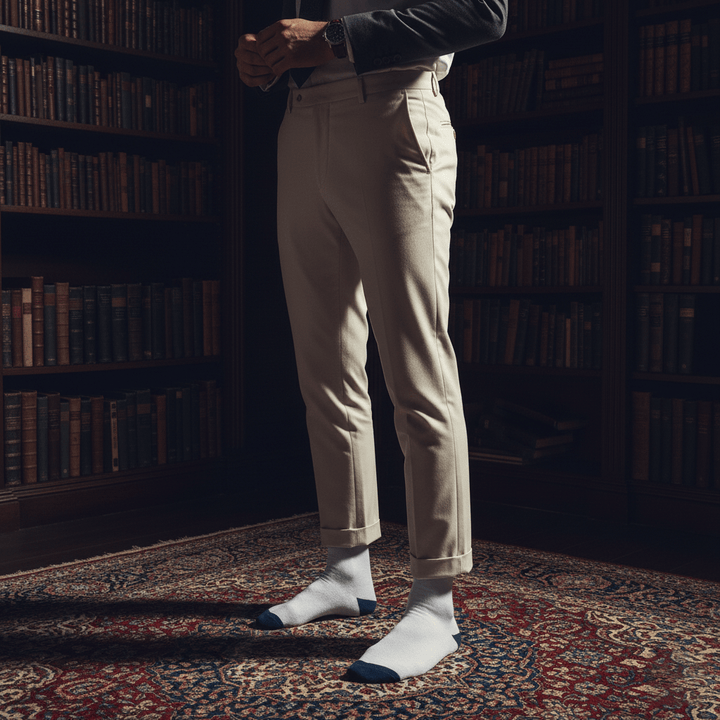 -White & Black Edge Bamboo- Elegance essentials-
