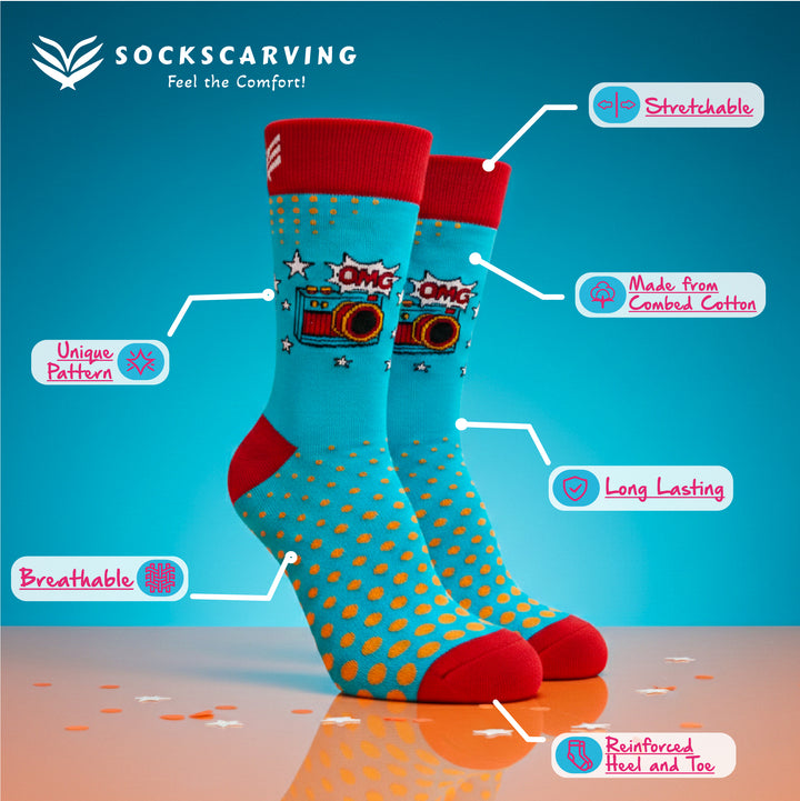 OMG SOCKS (Pack of 1)