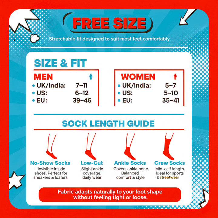 WHAT SOCKS (Pack of 1)