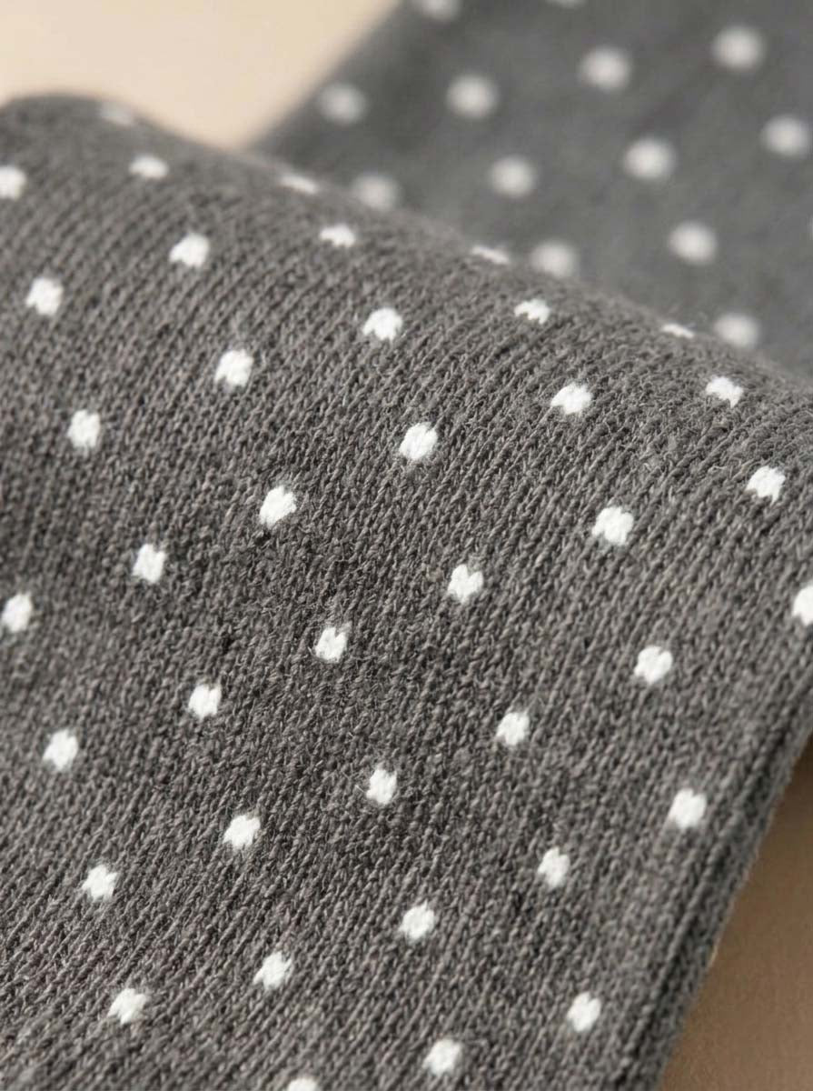 Polka Dot Edition - Light Grey/White dots