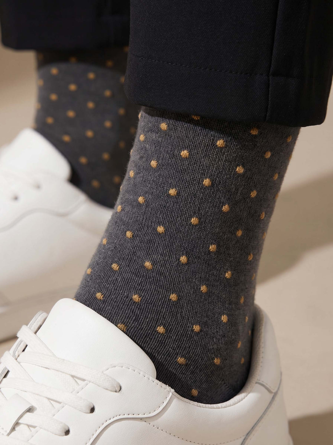 Polka Dot Edition - Dark Grey/Yellow dots
