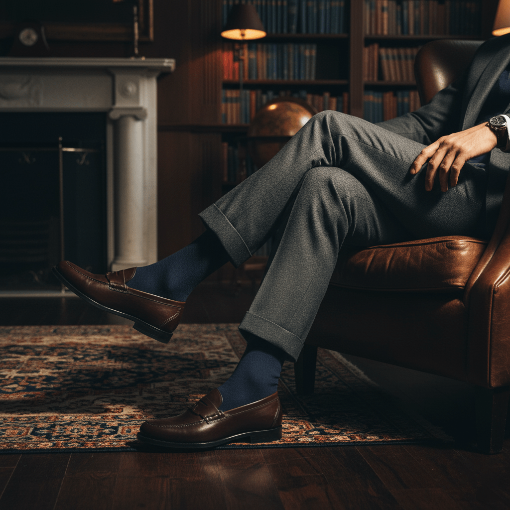 -Navy Blue Bamboo- Corporate Classic-