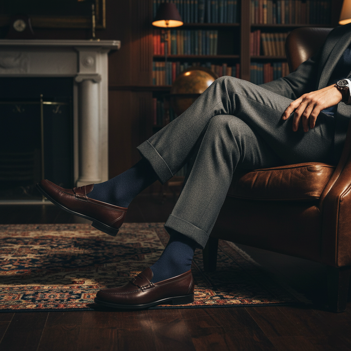 Navy Blue Bamboo- Corporate Classic