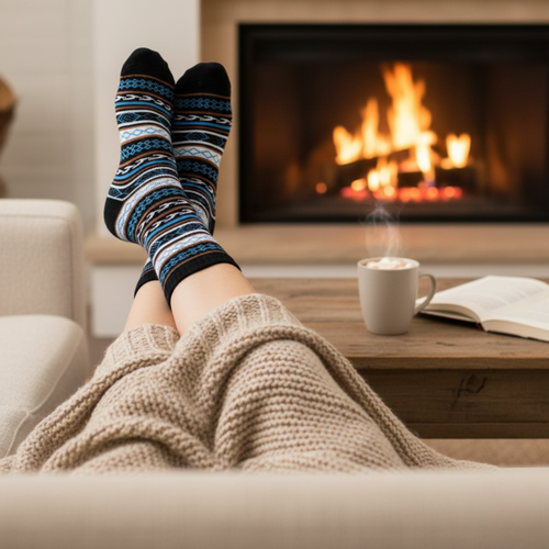 BLACK/BLUE- MULTICOLOR WOOLEN EDITION