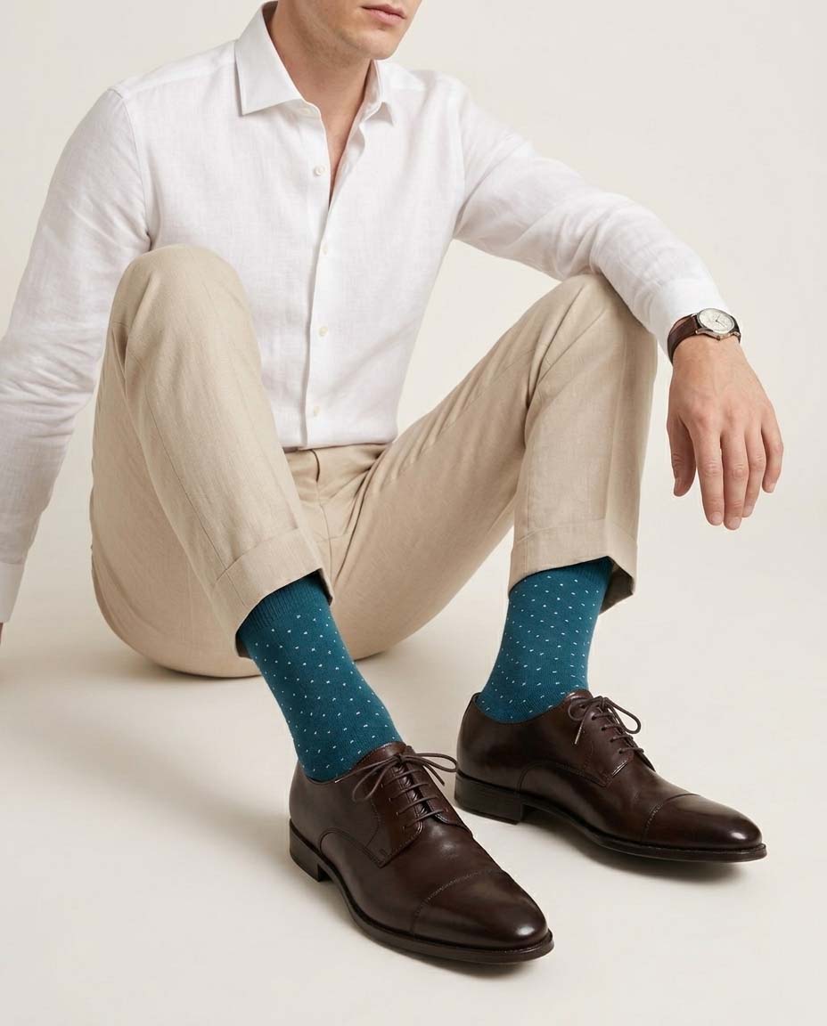 Polka Dot Edition - Teal Blue/White dots