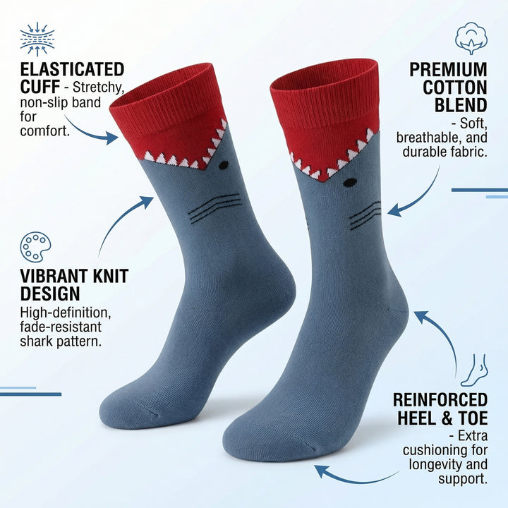 -Shark Socks-