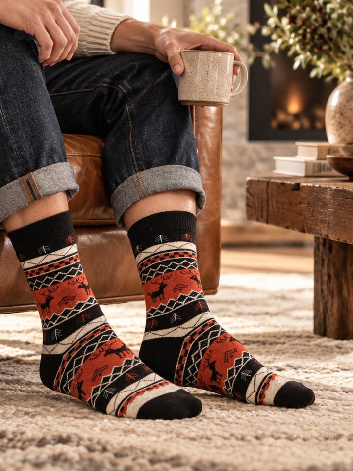 Reindeer Cozy Wool Full-Length Winter Edition