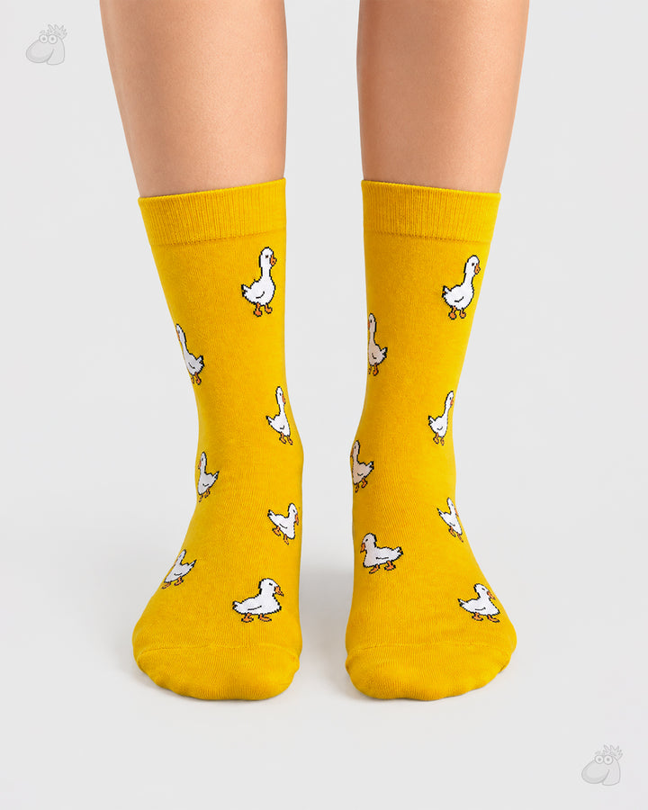 Duck Socks Sockscarving- Chhap Chhap Edition