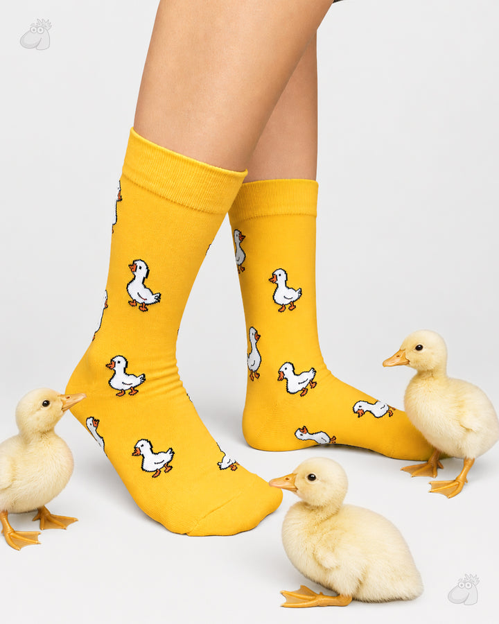 Duck Socks Sockscarving- Chhap Chhap Edition