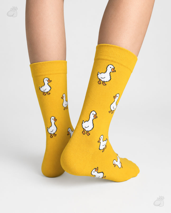 Duck Socks Sockscarving- Chhap Chhap Edition