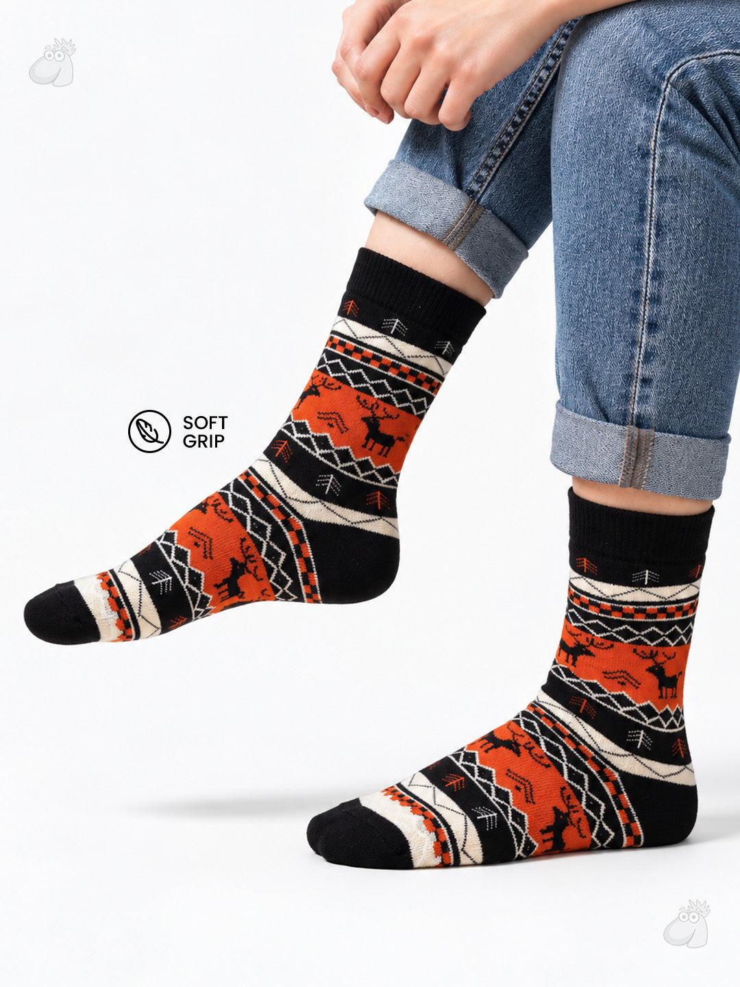 Reindeer Cozy Wool Full-Length Winter Edition