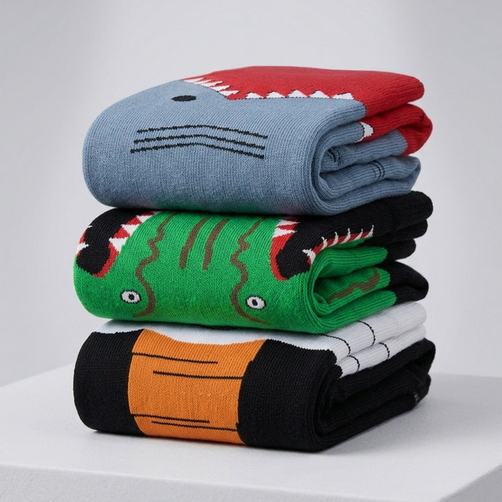 -The Animal Socks (Pack of 3-Pairs)-