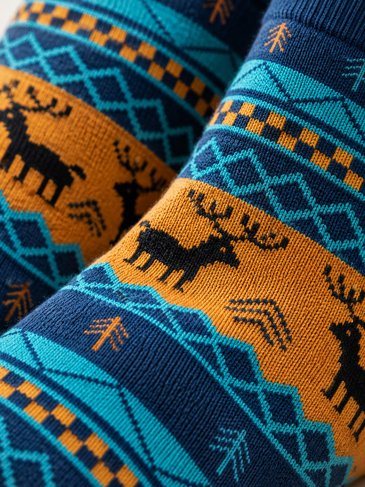 Reindeer Cozy Wool Full-Length Winter Edition