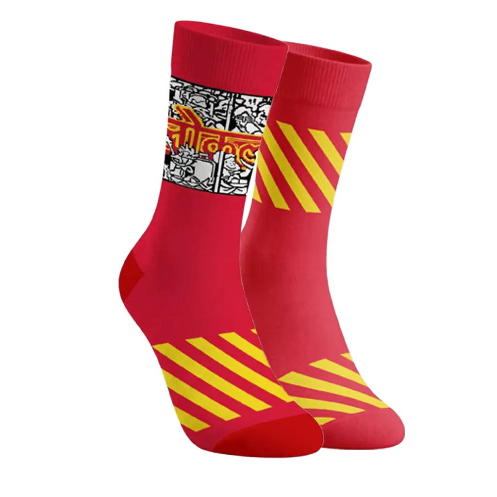 Bomboja Local Edition Full Length Cotton Crew Socks-Bomboja - Local Edition-